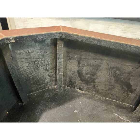 Studded Octagon Faux Leather Storage Box With Lid - Vintage-Inspired Decorative - Picture 14 of 16